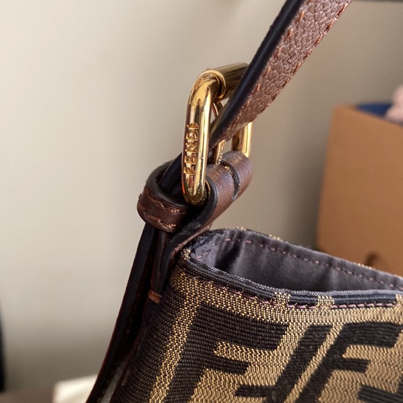 Fendi Zucca Small Hobo Bag - Picture 10 of 12